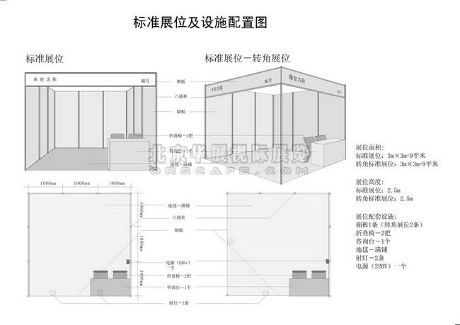 標(biāo)準(zhǔn)展位租賃