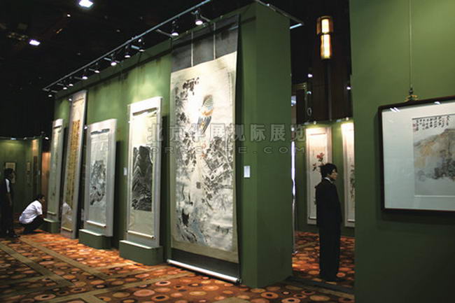 無(wú)縫展板租賃書畫展墻活動(dòng)展板_專用專業(yè)掛畫展板-2